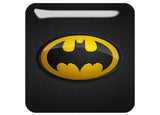 Batman 1 "x 1" Badge de boîtier bombé effet chromé / Logo autocollant