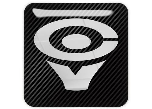 Cerwin-Vega 1"x1" Chrome Effect Domed Case Badge / Sticker Logo