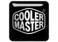 Cooler Master 1"x1" Chrome Effect Domed Case Badge / Sticker Logo
