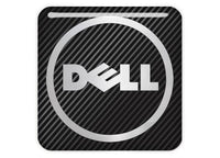 DELL 1"x1" Chrome Effect Domed Case Badge / Sticker Logo