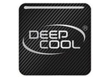 Deepcool 1 "x 1" Badge de boîtier en forme de dôme effet chromé / Logo autocollant