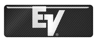 Electro Voice EV 2.75"x1" Chrome Effect Domed Case Badge / Sticker Logo