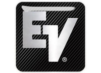 Electro Voice EV 1"x1" Chrome Effect Domed Case Badge / Sticker Logo