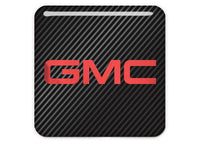 GMC 1"x1" Chrome Effect Domed Case Badge / Sticker Logo