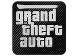 Grand Theft Auto GTA Video Gaming 1"x1" Chrome Effect Domed Case Badge / Sticker Logo