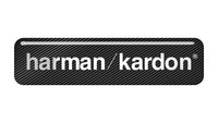Harman Kardon 2"x0.5" Chrome Effect Domed Case Badge / Sticker Logo