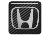 Honda 1"x1" Chrome Effect Domed Case Badge / Sticker Logo