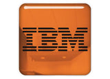 IBM Copper 1"x1" Chrome Effet Dôme Case Badge / Autocollant Logo