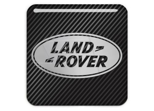 Land Rover 1"x1" Chrome Effect Domed Case Badge / Sticker Logo
