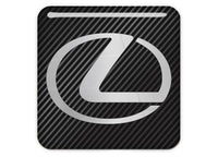 Lexus 1"x1" Chrome Effect Domed Case Badge / Sticker Logo