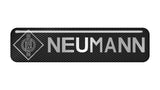 Neumann 2"x0.5" Chrome Effect Domed Case Badge / Sticker Logo