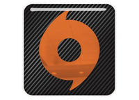 Origin by EA 1"x1" Chrome Effect Domed Case Badge / Sticker Logo