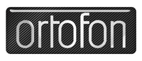 Ortofon 2.75"x1" Chrome Effect Domed Case Badge / Sticker Logo