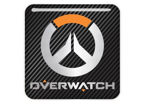 Overwatch 1"x1" Chrome Effect Domed Case Badge / Sticker Logo