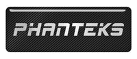 Phanteks 2.75"x1" Chrome Effect Domed Case Badge / Sticker Logo