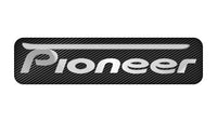 Pioneer 2"x0.5" Chrome Effect Domed Case Badge / Sticker Logo