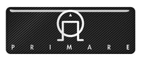 Primare 2.75"x1" Chrome Effect Domed Case Badge / Sticker Logo