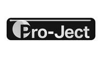 Pro-Ject 2"x0.5" Chrome Effect Domed Case Badge / Sticker Logo