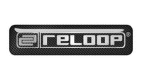 Reloop 2"x0.5" Chrome Effect Domed Case Badge / Sticker Logo