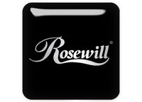 Rosewill 1"x1" Chrome Effect Domed Case Badge / Sticker Logo
