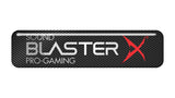 Sound BlasterX Pro-Gaming 2"x0.5" Estuche abovedado con efecto cromado Insignia/logotipo adhesivo