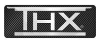 THX 2.75"x1" Chrome Effect Domed Case Badge / Sticker Logo