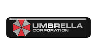 Umbrella Corporation Resident Evil 2"x0.5" Chrome Effect Domed Case Badge / Sticker Logo