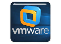 VMWare Color 1"x1" Chrome Effect Domed Case Badge / Sticker Logo