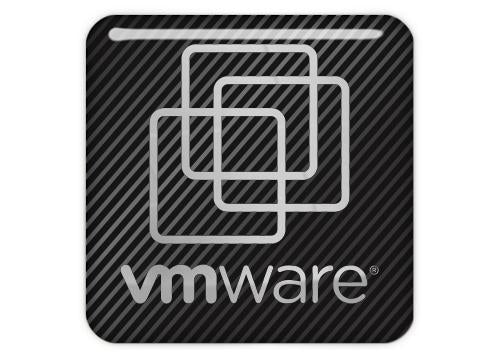 VMWare 1"x1" Chrome Effect Domed Case Badge / Sticker Logo