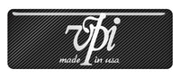 VPI Industries 2.75"x1" Chrome Effect Domed Case Badge / Sticker Logo