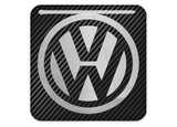 Volkswagen VW 1"x1" Insignia de caja abovedada con efecto cromado / Logotipo adhesivo
