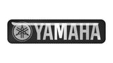 Yamaha 2"x0.5" Insignia de caja abovedada con efecto cromado / Logotipo adhesivo